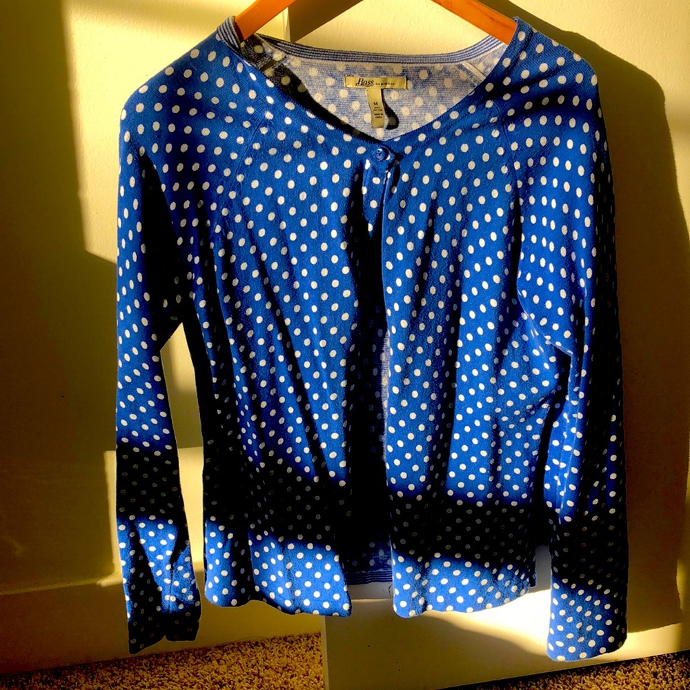 Bass Polka Dot Cardigan